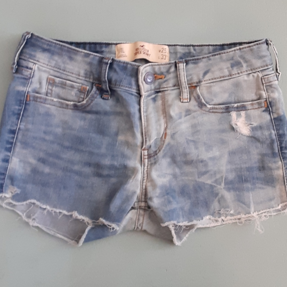 Hollister jean shorts